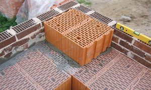 сетка для керамических блоков, кладка керамических блоков