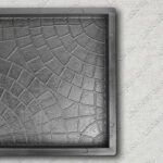 форма для тротуарной плитки квадрат мозаика (паутинка) 30х30 (71/6)