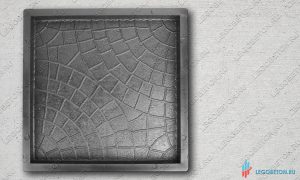 форма для тротуарной плитки квадрат мозаика (паутинка) 30х30 (71/6) купить в москве