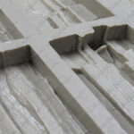 Форма для плитки под искусственный камень «Сланец фигурный (угол)» LB013-02