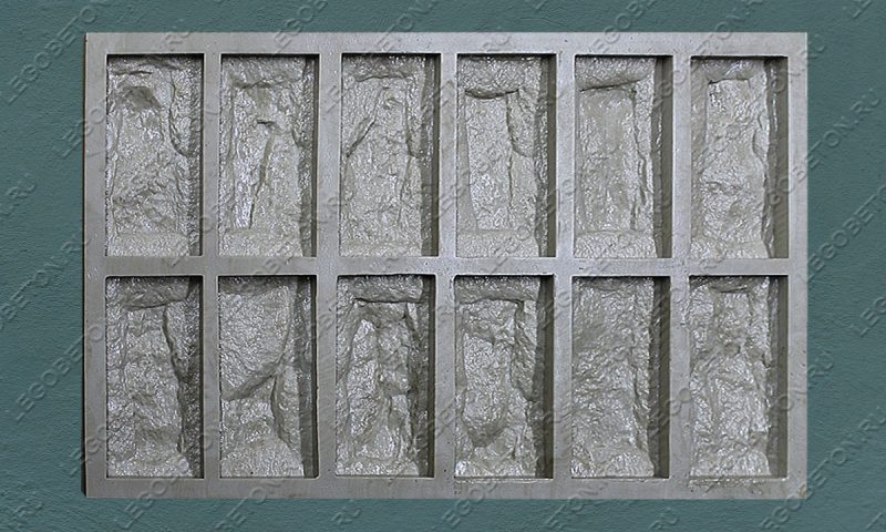 Форма для плитки под декоративный камень «Акко — 2» LB071