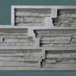 Форма для плитки под искусственный камень “Известняковая груда (угол)” LB123