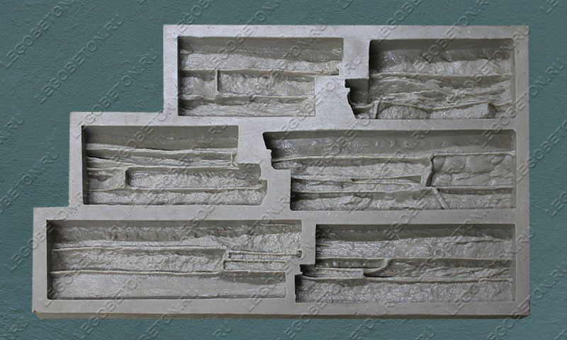 Форма для плитки под искусственный камень «Известняковая груда (угол)» LB123