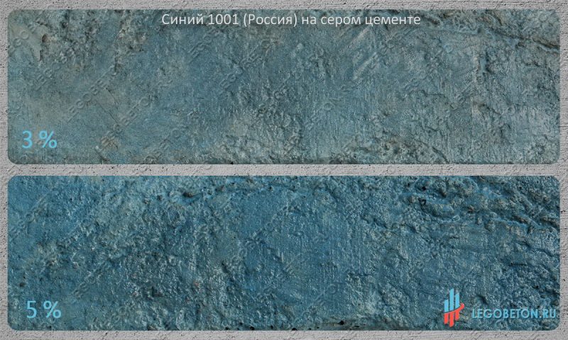 краситель для серого бетона сухой синий 1001 (россия)