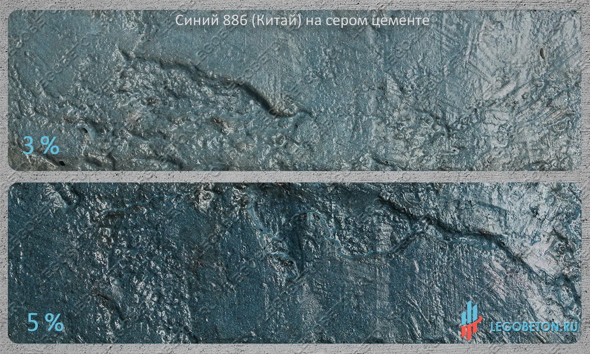 краситель для серого бетона сухой синий 886 (китай) купить в москве