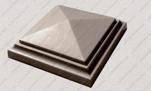 пластиковая форма для изделий из бетона Навершие забора №1 «Четырехскатное» в 1 кирпич купить, форма для изделий из бетона Навершие забора №1 «Четырехскатное» в 1 кирпич цена