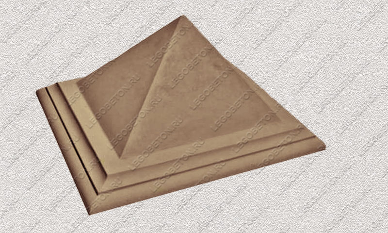 пластиковая форма для изделий из бетона Навершие забора №7 «Пирамида» купить, форма для изделий из бетона Навершие забора №7 «Пирамида» цена