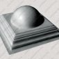 пластиковая форма для изделий из бетона Навершие забора №8 «Полушарие малое» купить, форма для изделий из бетона Навершие забора №8 «Полушарие малое» цена
