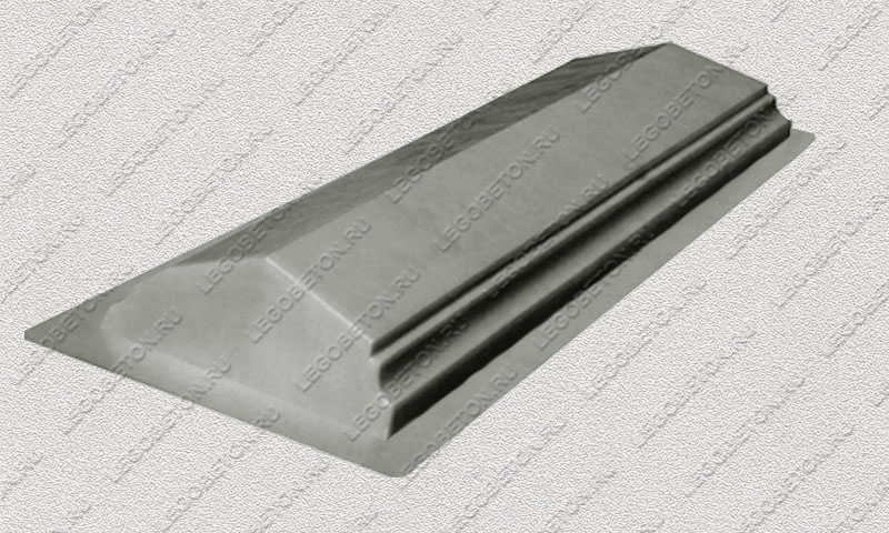пластиковая форма для изделий из бетона Парапет забора №1 (узкий) купить, форма для изделий из бетона Парапет забора №1 (узкий) цена