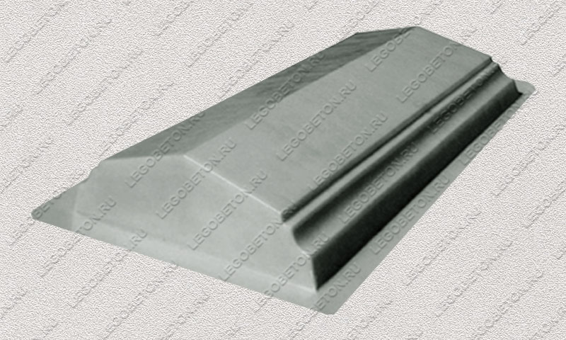 пластиковая форма для изделий из бетона Парапет забора №2 (средний) купить, форма для изделий из бетона Парапет забора №2 (средний) цена