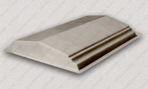 пластиковая форма для изделий из бетона Парапет забора №3 (широкий) купить, форма для изделий из бетона Парапет забора №3 (широкий) цена