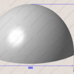 бетонная полусфера 800х400-2