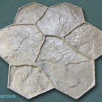 штамп рваный камень (С) для печатного бетона
