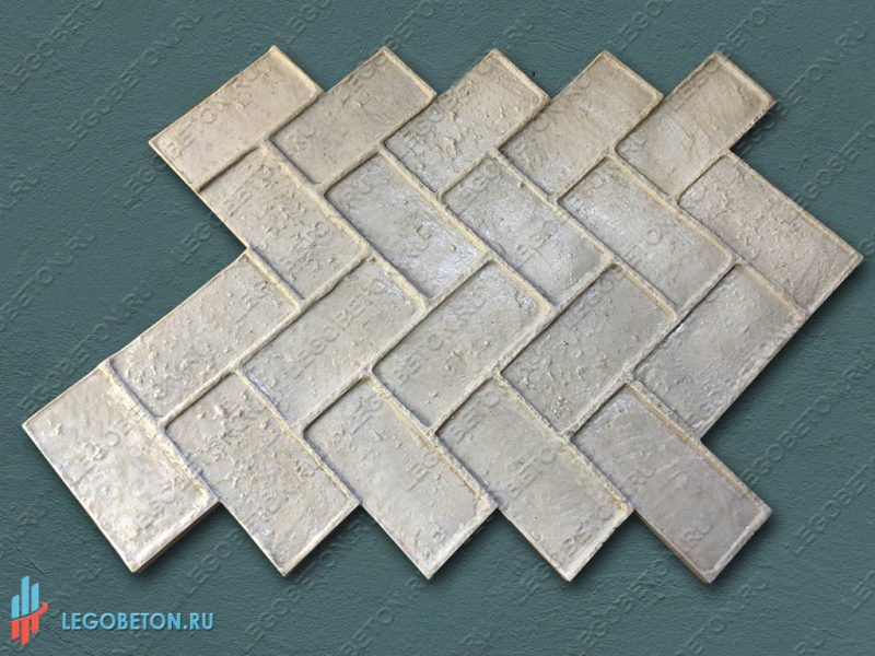 штамп для печатного бетона Клинкерная плитка-1