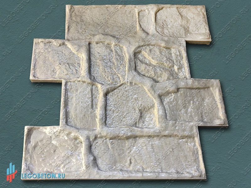 штамп для печатного бетона  стеновой камень-01