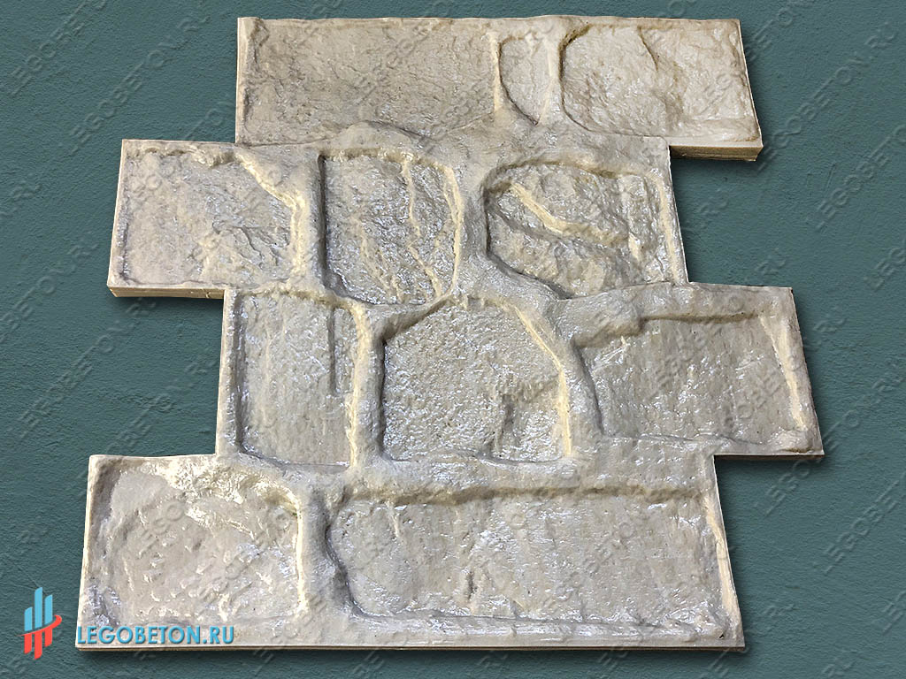 штамп для печатного бетона стеновой камень-01 купить в москве