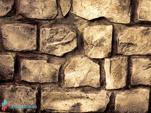 Штампованный бетон стеновой камень-03 купить в москве