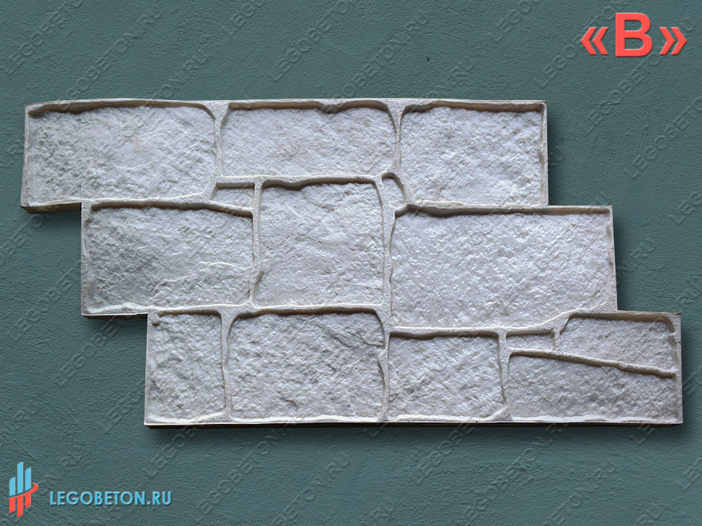 Полиуретановый штамп для печатного бетона Танвальд F - Omastroy