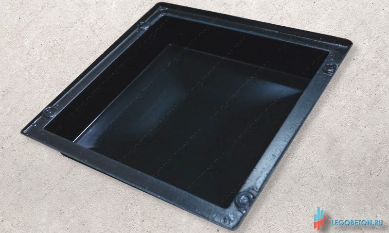 крышка для изготовления из бетона столба балюстрады материал-АБС(2мм)