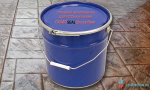 Полимерный лак для бетона DomoSeal Glossy floor (А-35) купить в москве