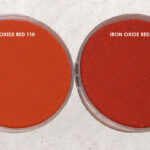 пигмент красный iron oxide red 110-130 сравнение