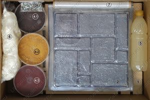 универсальная опалубка, каменных дел мастер, КДМ-1, набор для изготовления тротуарной плитки своими руками, тротуарная плитка своими руками, как самому сделать тротуарную плитку, садовая дорожка, тротуарная плитка без вибростола, фиброармированная тротуарная плитка